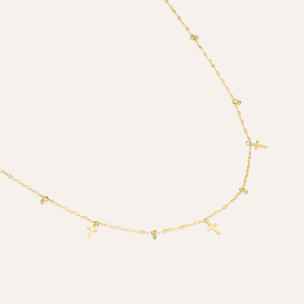 Collana Rosario Holy Oro Giallo
