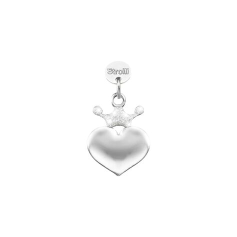 Charm in argento rodiato e glitter - Charms Donna | Stroili