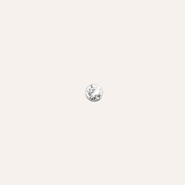 Piercing Naso Punto Luce Silver Collection Argento Rodiato Cristallo