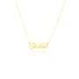Collana Name Oro Giallo