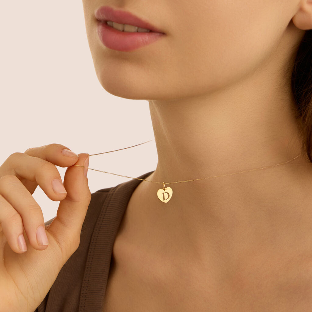 Pendente Poème Oro Giallo