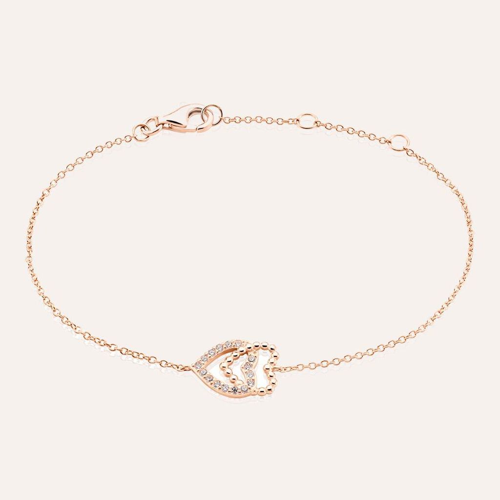 Bracciale Silver Moments Argento Rosa Cubic Zirconia