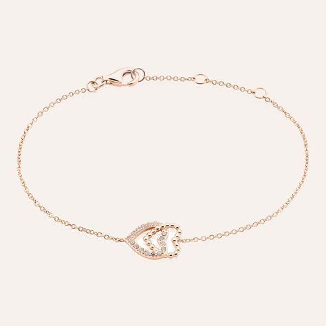 Bracciale Silver Moments Argento Rosa Cubic Zirconia - Bracciali Amicizia Donna | Stroili