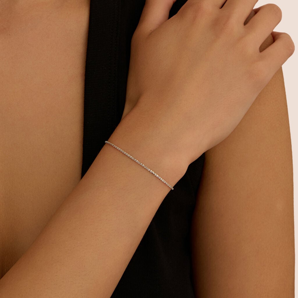 Bracciale Catena Colette Oro Bianco
