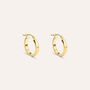 Orecchini A Cerchio Gold Essence Oro Giallo