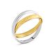 Anello Fascia Golden Lover Oro Bicolore - Anelli 18 Carati Donna | Stroili