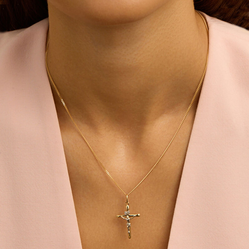 NKlaus Ciondolo Crocifisso Ortodosso In Argento 925 – Simbolo Di Fede Per Battesimo, Regalo Religioso