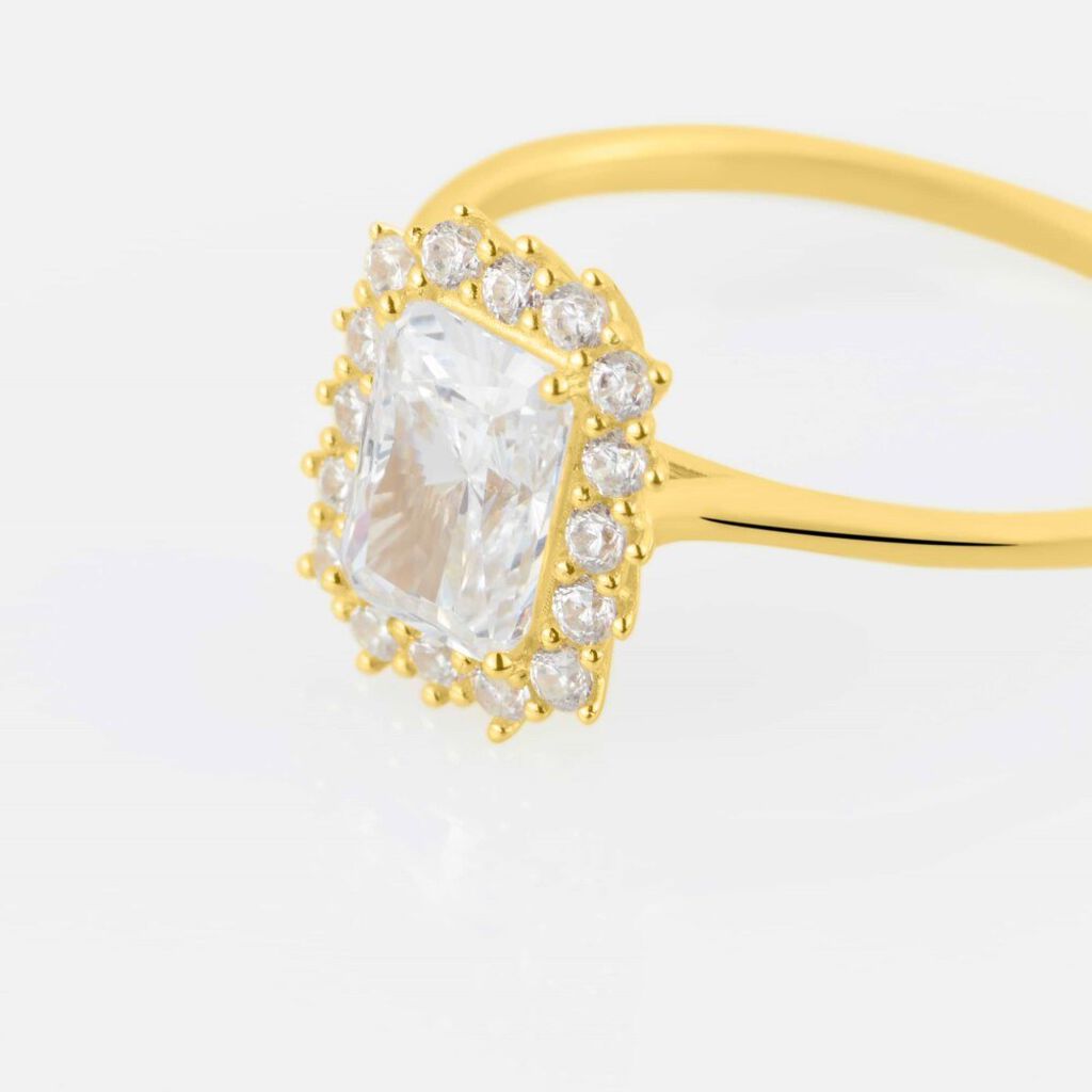 Anello Solitario Claire Oro Giallo Cubic Zirconia - Anelli con Pietre Donna | Stroili