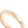 Fede Comoda Leggera 3 mm Oro Rosa