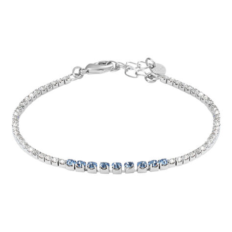 Bracciale Tennis In Argento Sterling 925 Placcato Oro Con Zirconi