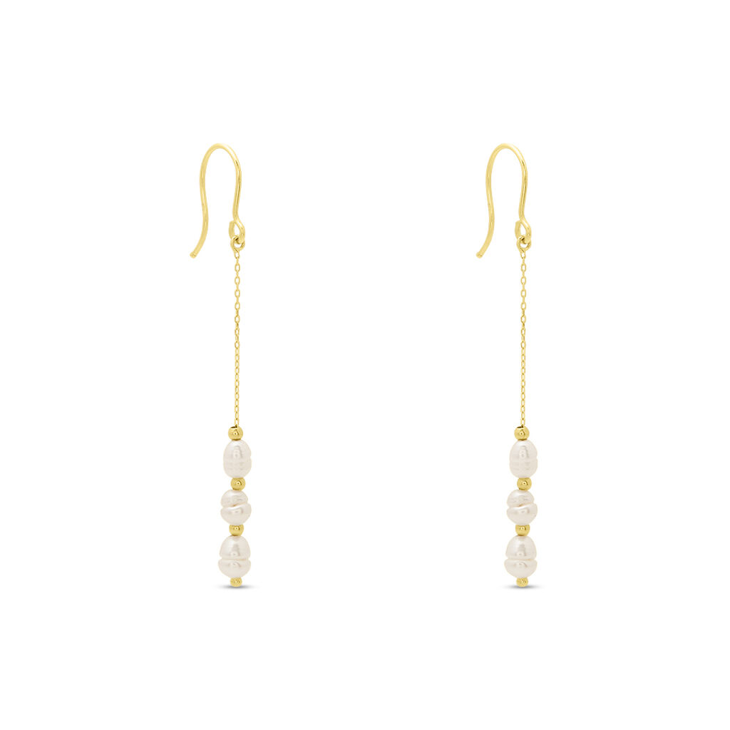 Orecchini Pendenti Gabrielle Oro Giallo Perla D'Acqua Dolce - Orecchini Pendenti Donna | Stroili