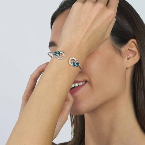 Bangle Violet Ottone Cristallo - Bracciali Rigidi Donna | Stroili