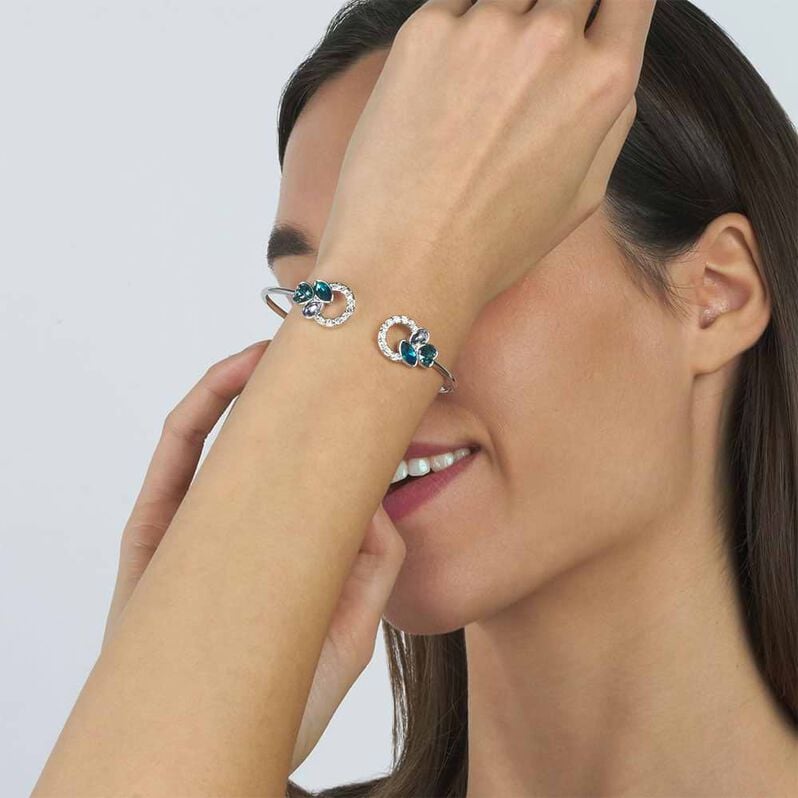 Bangle Violet Ottone Cristallo - Bracciali Rigidi Donna | Stroili