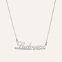 Collana Ludovica Gold Names Oro Bianco
