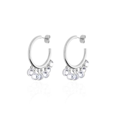 Orecchini a cerchio Lady Chic Wow Acciaio - Orecchini a Cerchio Donna | Stroili