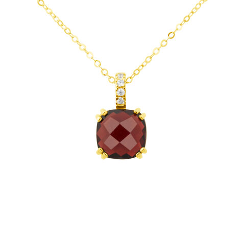 Collana Amélie Oro Giallo E Granato Con Cubic Zirconia - Collane Donna | Stroili