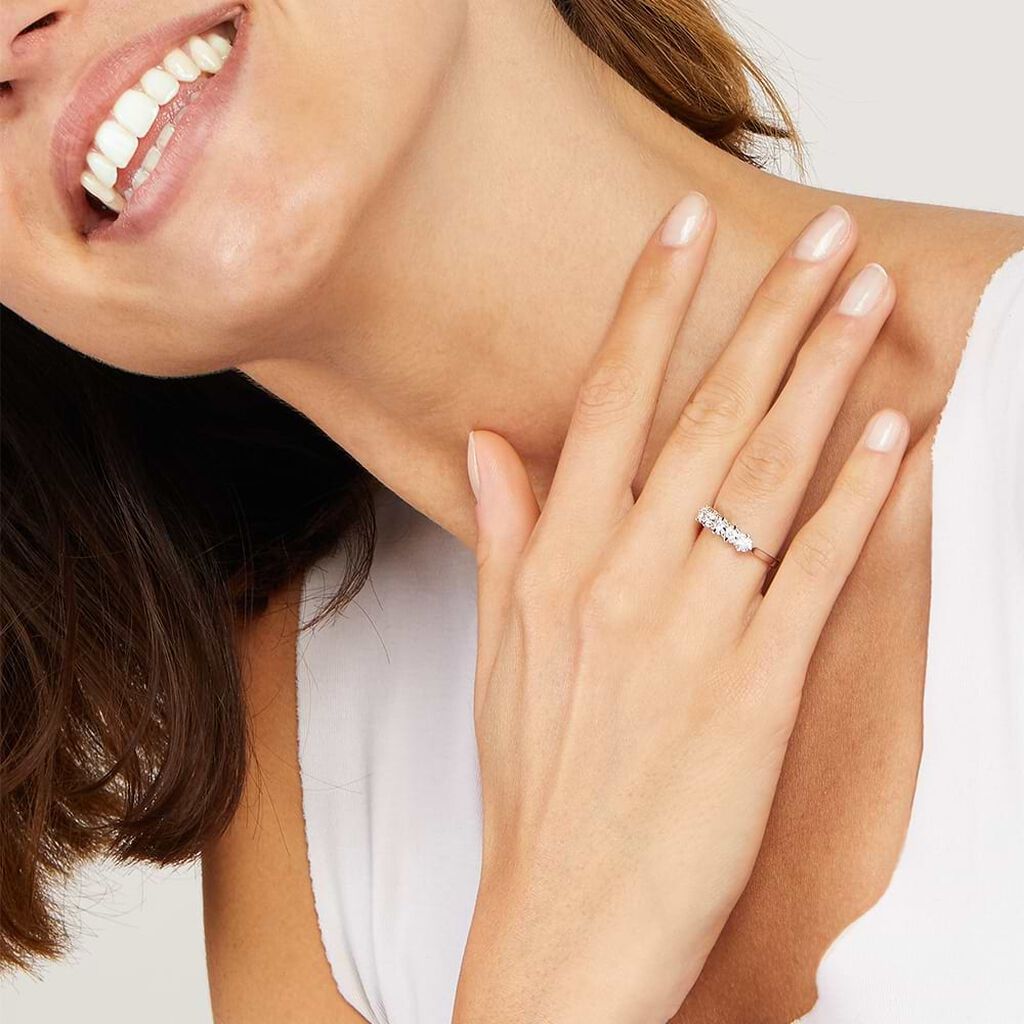 Anello Riviere Diamazing Oro Bianco Diamante - Anelli Riviere Donna | Stroili