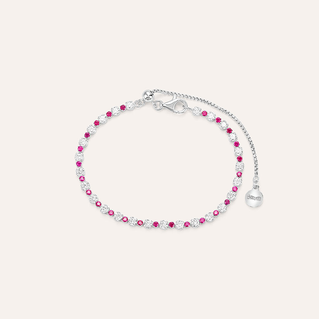 Bracciale Tennis Silver Elegance Argento Rodiato Cubic Zirconia