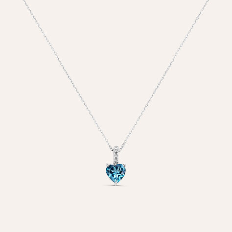 Collana Punto Luce Amélie Oro Bianco Topazio Cubic Zirconia - Collane Punto Luce Donna | Stroili
