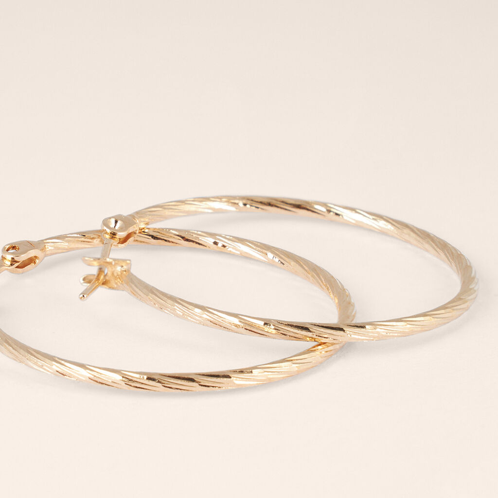 Orecchini A Cerchio Golden Dream Placcato Oro Giallo