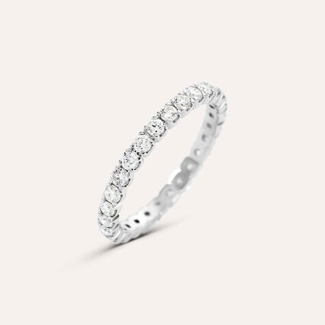 Anello Eternity Firmamenti Oro Bianco Diamante - Anelli Eternity Donna | Stroili