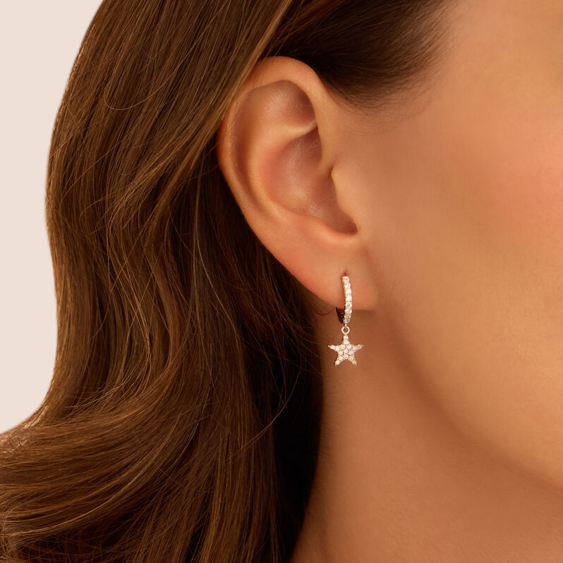 Orecchini A Cerchio Silver Moments Argento Rodiato Cubic Zirconia - Orecchini a Cerchio Donna | Stroili