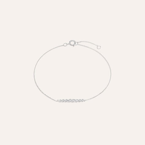 Bracciale Claire Oro Bianco Cubic Zirconia - Bracciali Amicizia Donna | Stroili