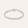 Bracciale Tennis Silver Elegance Argento Rodiato Cubic Zirconia