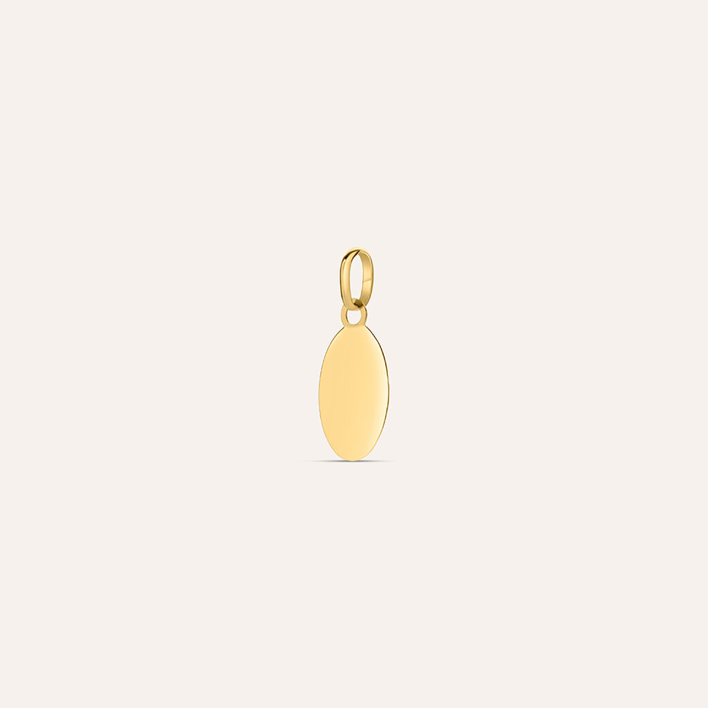 Pendente Holy Oro Giallo - Ciondoli con Incisione Unisex | Stroili