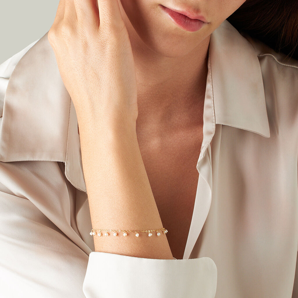 Bracciale Gabrielle Oro Giallo Perla D'Acqua Dolce - Bracciali Donna | Stroili