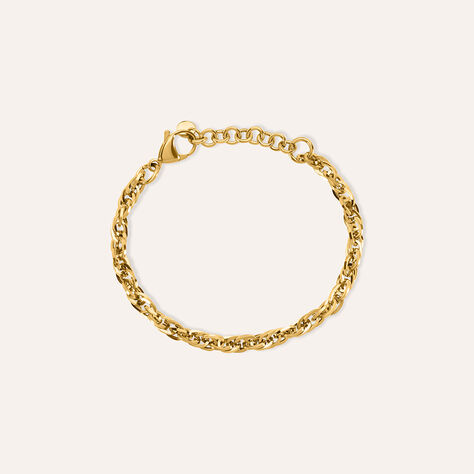 Bracciale Lady Code Acciaio Dorato - Bracciali Donna | Stroili