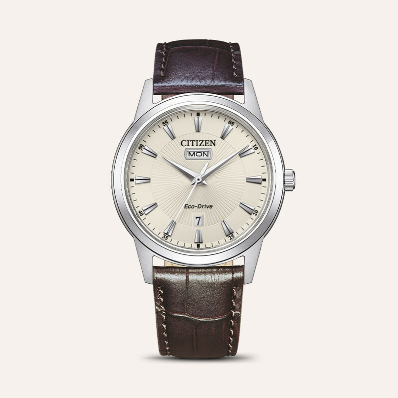 Orologio Eco Drive Citizen Ore Felici Aw0100-19a - Orologi con Datario Uomo | Stroili