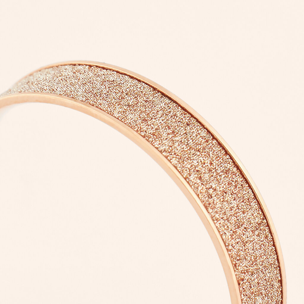 Orecchini A Cerchio Aura Acciaio Rosa