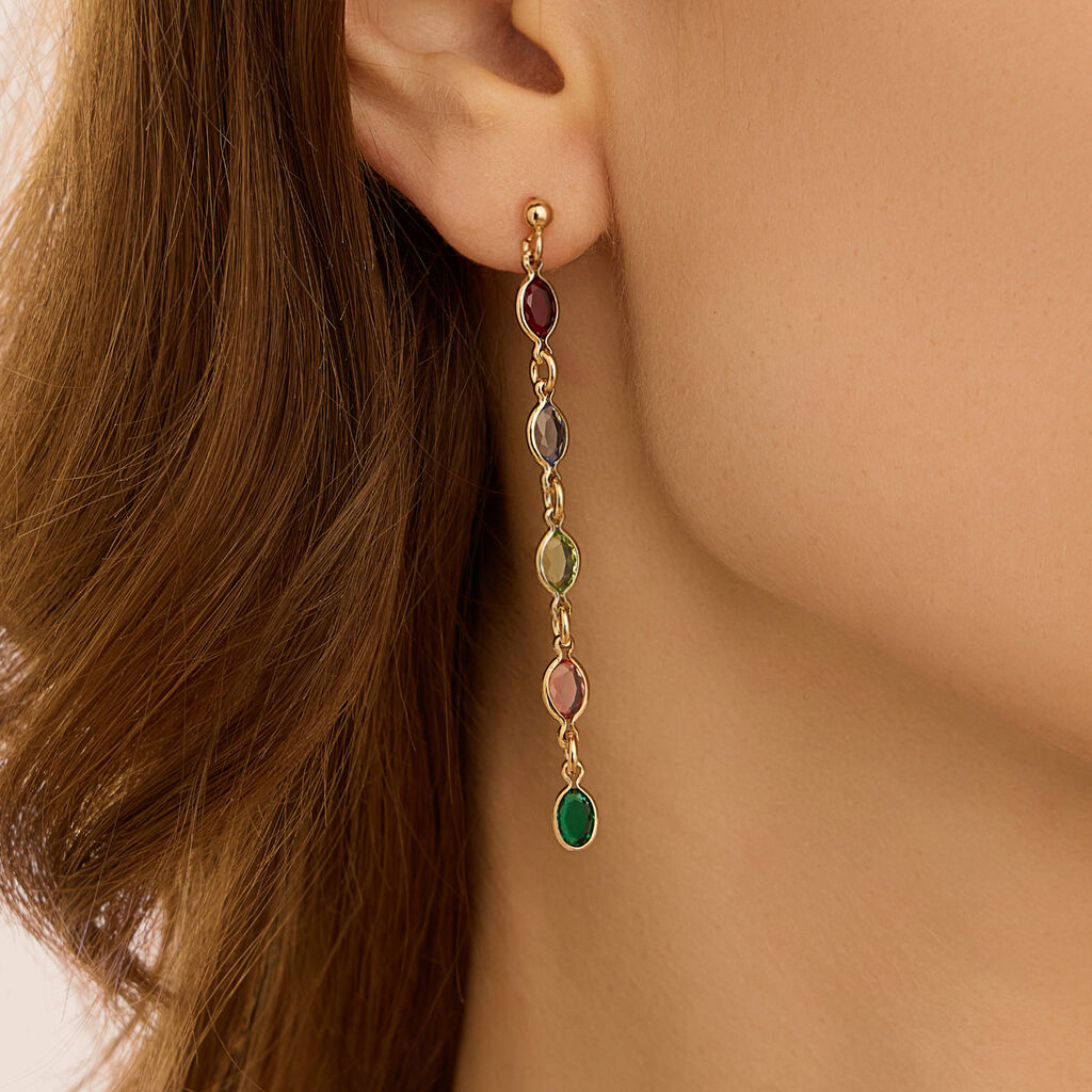 Orecchini Pendenti Golden Dream Placcato Oro Giallo Cubic Zirconia - Gioielli Donna | Stroili