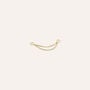 Doppia Catenina Veneziana per Piercing Bon Ton Oro Giallo 2.5cm