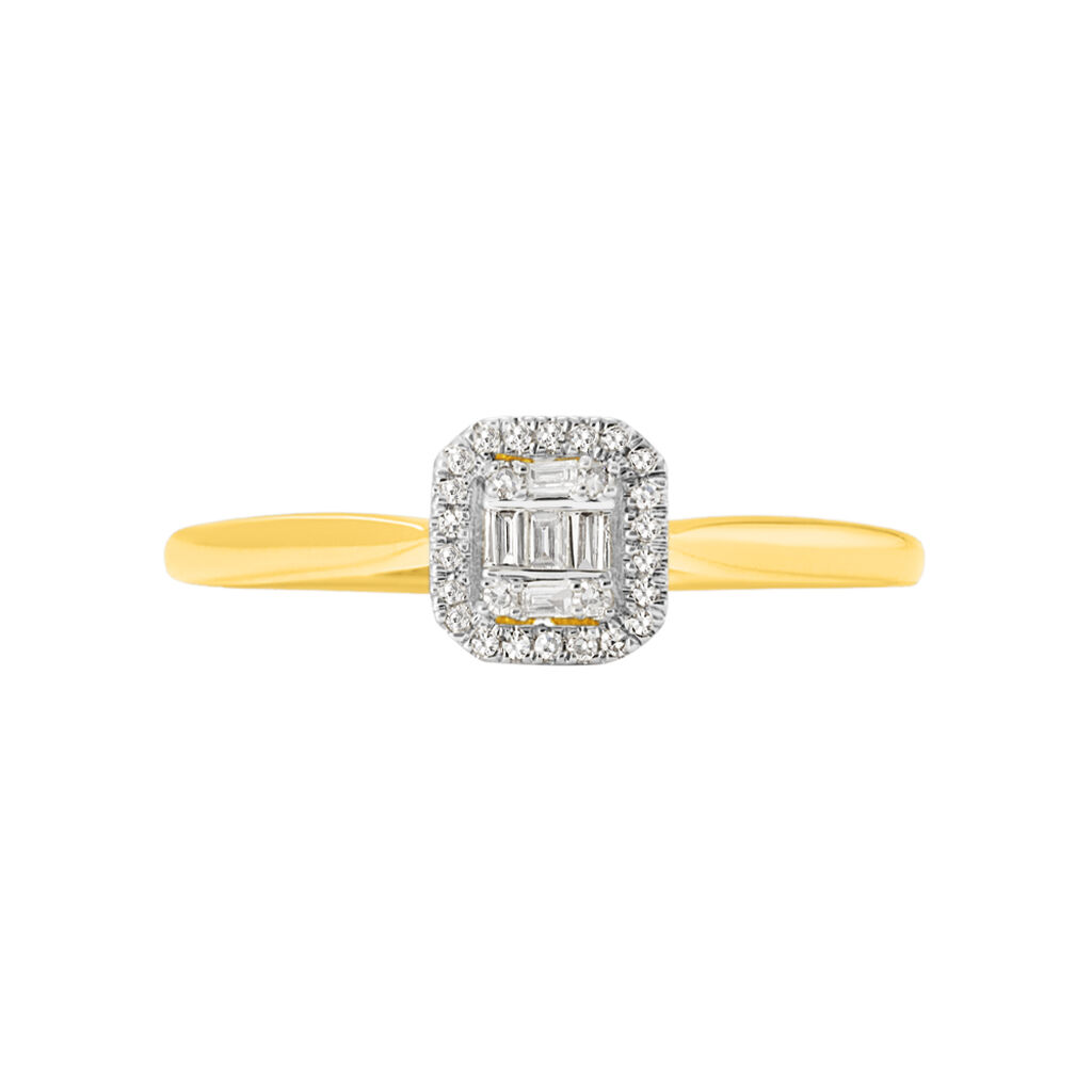 Anello Solitario Sophia Oro Giallo Diamante - Anelli con Pietre Donna | Stroili