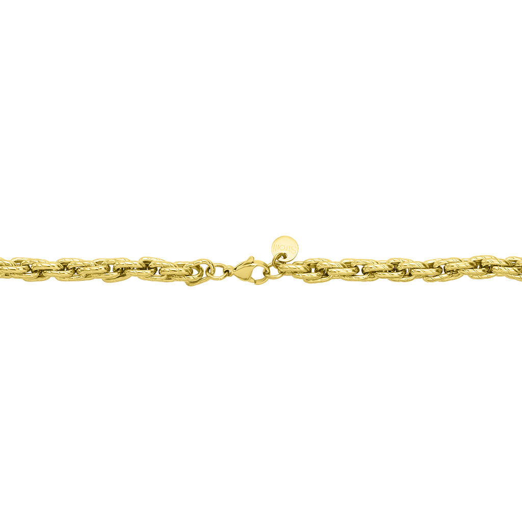 Catena Lady Code Acciaio Dorato - Collane Catena Donna | Stroili