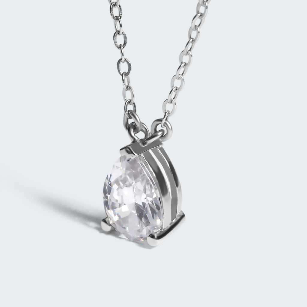 Collana Punto Luce Silver Elegance Argento Rodiato Cubic Zirconia - Collane Punto Luce Donna | Stroili