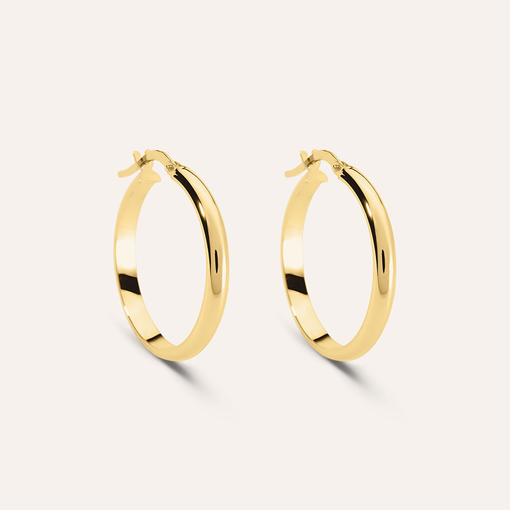 Orecchini A Cerchio Toujours Oro Giallo