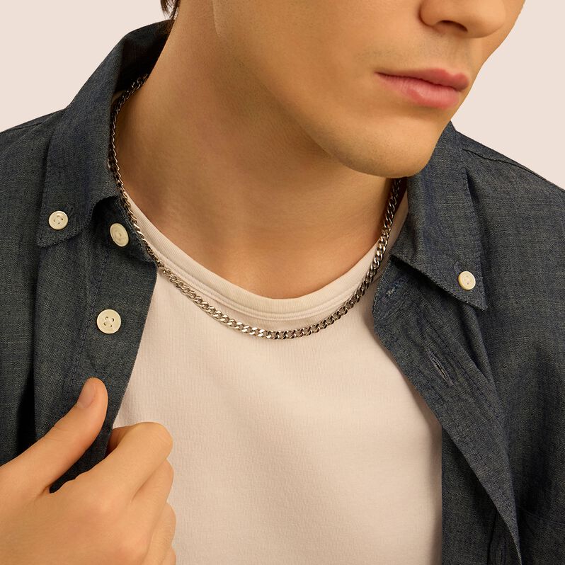 Catena Man Code Acciaio - Collane Catena Uomo | Stroili