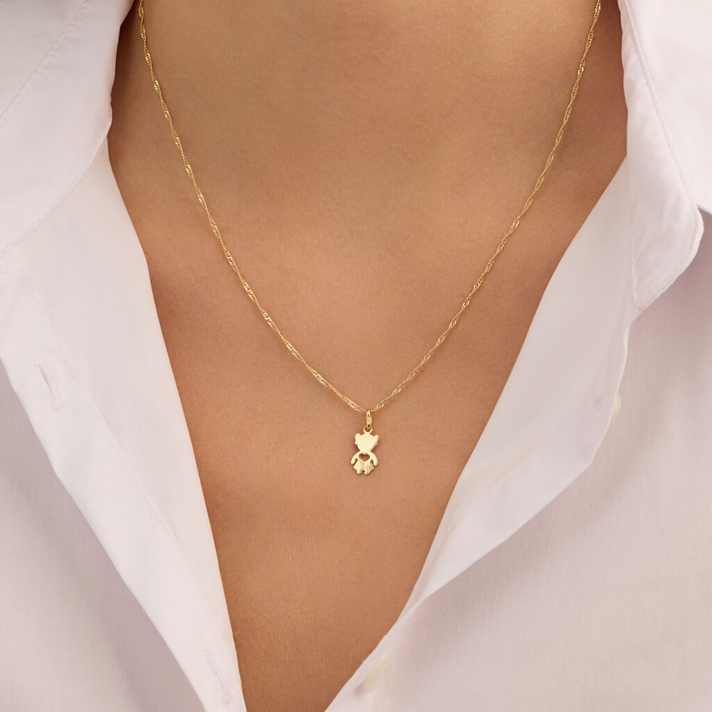 Pendente Poème Oro Giallo