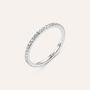Anello Eternity Claire Oro Bianco Cubic Zirconia