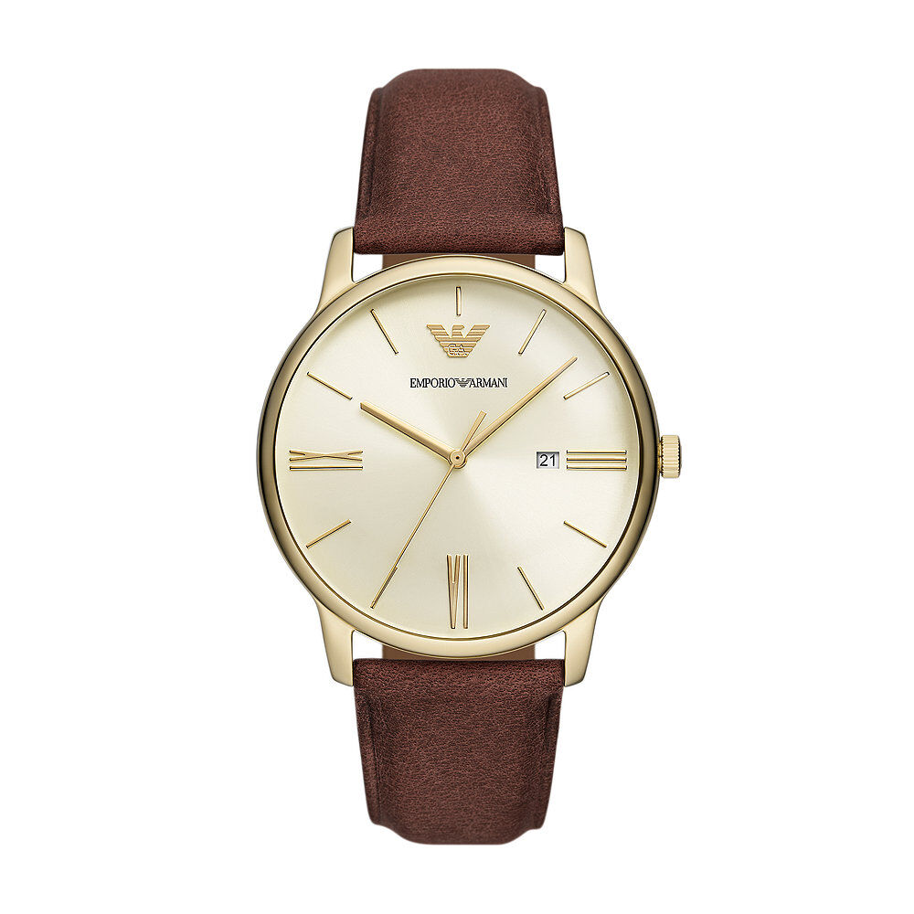 Orologio armani uomo cinturino pelle on sale