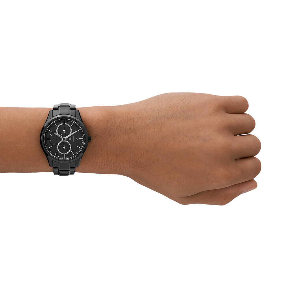 Armani exchange orologio best sale nero