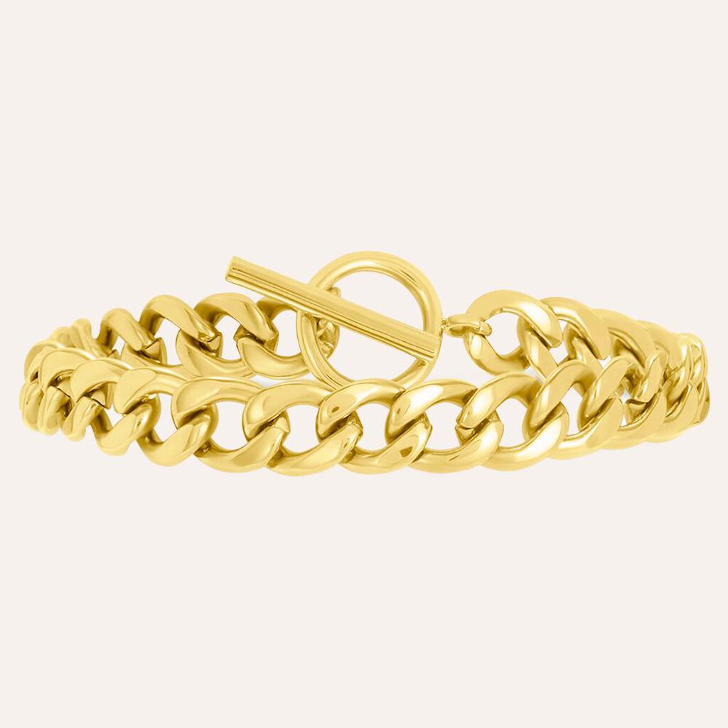 Bracciale Catena Radiance Acciaio Dorato