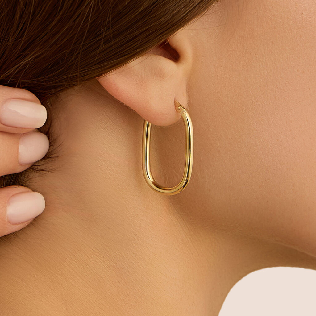 Orecchini A Cerchio Toujours Oro Giallo - Gioielli Donna | Stroili