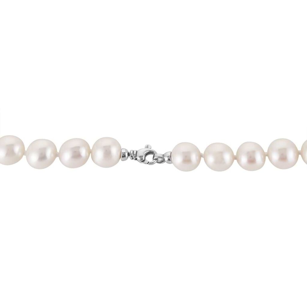 Collana Gabrielle Oro Bianco Perla D'Acqua Dolce - Collane Donna | Stroili
