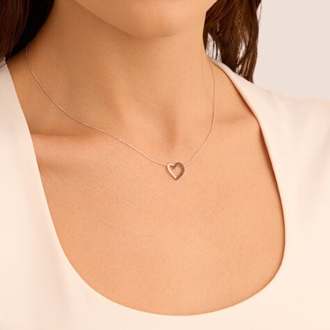 Collana Sophia Oro Bianco Diamante - Collane Donna | Stroili
