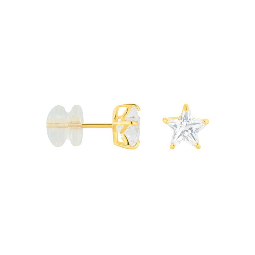 Orecchini Lobo Bon Ton Oro Giallo Cubic Zirconia - Orecchini a Lobo Donna | Stroili