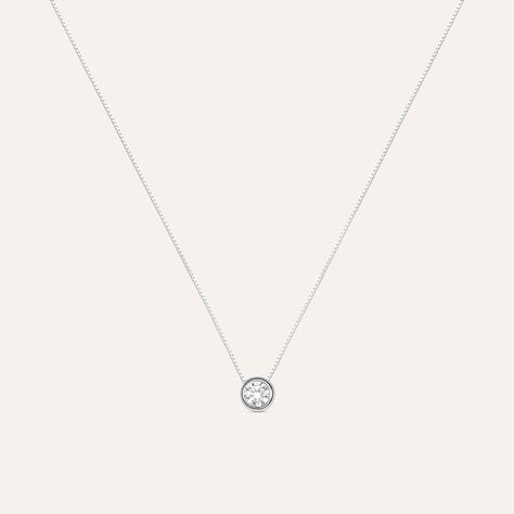 Collana Silver Elegance Argento Rodiato Cubic Zirconia - Collane Donna | Stroili